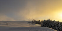 Winterlandschaft zum Sonnenuntergang von Holger Spieker