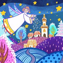"Angel in the village" by Yelyzaveta  Kushnirova