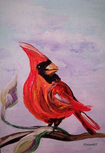 Cardinal-posing