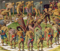 A Barbarian Celebration by Theodore de Bry