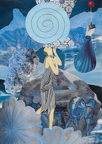Blue spiral obsession by Rita Rozynek