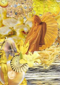 Yellow spiral obsession by Rita Rozynek