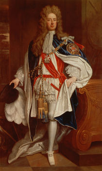 The Duke of Marlborough in Garter Robes  von Sir Godfrey Kneller
