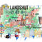 Landshut-illustrated-favorite-map-with-roads-and-touristic-highlightsl