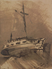 A Ship in Choppy Seas by Victor Hugo