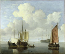 Seascape  by the Younger Willem van de Velde