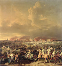 The Siege of Lille by Albert de Saxe-Tachen von Hippolyte Lecomte