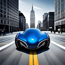 Digital Art - Futuristic Car