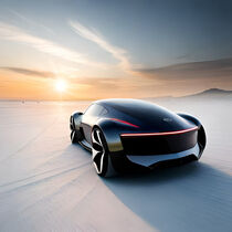 Digital Art - Futuristic Car