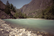 Turquoise Mountain River von Werner Roelandt