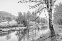 Die Donau bei Fridingen an einem Wintertag - Naturpark Obere Donau by Christine Horn