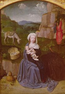 The Rest on the Flight into Egypt  by Gerard David