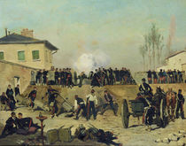 The Battle of Villejuif by Jean-Baptiste Edouard Detaille