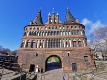 Holstentor in Lübeck by alsterimages