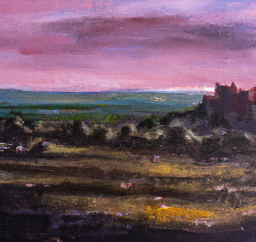 Dall-star-e-2023-02-19-10-dot-04-dot-07-impressionist-oil-painting-of-landscape-at-dawn-with-a-castle-against-sky