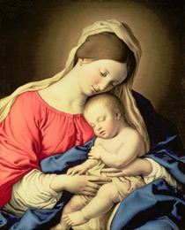 Madonna and Child  by Il Sassoferrato
