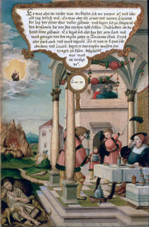 Lazarus and the Rich Man's Table  by Matthias Gerung or Gerou