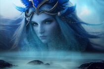 Blue Sea Fairy - Blaue Meeresfee by Erika Kaisersot