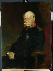Kaiser Wilhelm I  by Franz Seraph von Lenbach