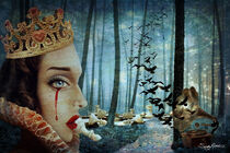 Surreal Artwork of the Queen of Broken Hearts by Sandy Richter