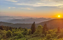 Scenic view of Smoky Mountains by digitly