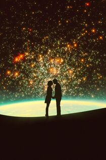 A Cosmic Kiss by taudalpoi