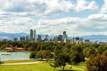 Denver city and beautiful park by Mikhail  Pogosov