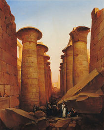 The Great Temple of Amun at Karnak  by Jean Charles Langlois