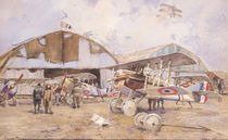 The Airfield von Francois Flameng