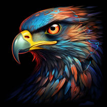 Falcon Digital Art by Patrick Schäfer
