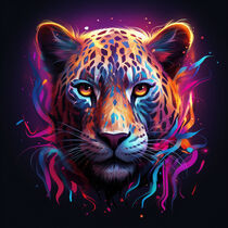 Leopard Digital Art von Patrick Schäfer
