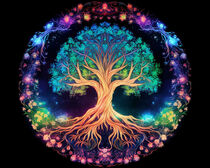 Inner Transformation - Tree of Spiritual Awakening by Patrick Schäfer