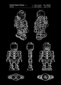 1996 Toy skeleton patent art by Sam Kal