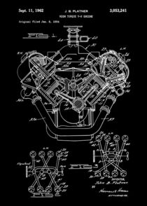 Patent V8 Engine by Sam Kal
