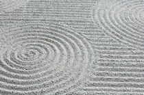 Japan, Kyoto, Tofukuji Temple. Pattern in Sand. Rob Tilley / Danita Delimont von Danita Delimont