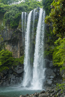 Jeongbang pompom waterfall, World Heritage Site, Jejudo Island, South Korea Michael Runkel / Danita Delimont von Danita Delimont