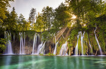 Croatia, Plitvice Lakes National Park. Waterfall landscape. Jim Nilsen / Jaynes Gallery / Danita Delimont. by Danita Delimont
