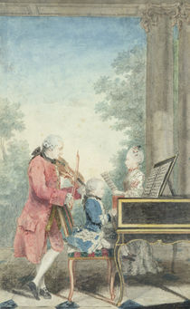 Leopold Mozart  von Carmontelle