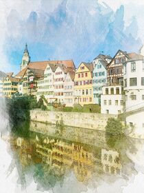 'Tübingen, Neckarfront' by wolfpeter