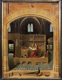 St. Jerome in his study von Antonello da Messina
