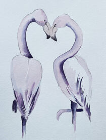 Flamingos by Sonja Jannichsen