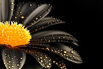 Golden Black Flower by mutschekiebchen