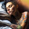 Sleeping-tattoo-woman-druckdatei