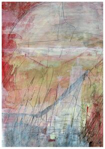 Abstrakte Landschaft 2 by Angela Mackert