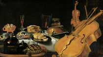 Still Life with Musical Instruments by Pieter Claesz