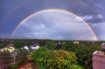 Regenbogenpanorama 1 by Edgar Schermaul