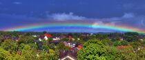 Regenbogenpanorama 2 von Edgar Schermaul