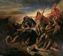 Battle of Tolbiac in AD 496 von Ary Scheffer