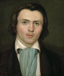 Portrait of a young man  by Rudolph Friedrich Wasmann