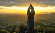 Wallace Monument Sunset von Buster Brown Photography